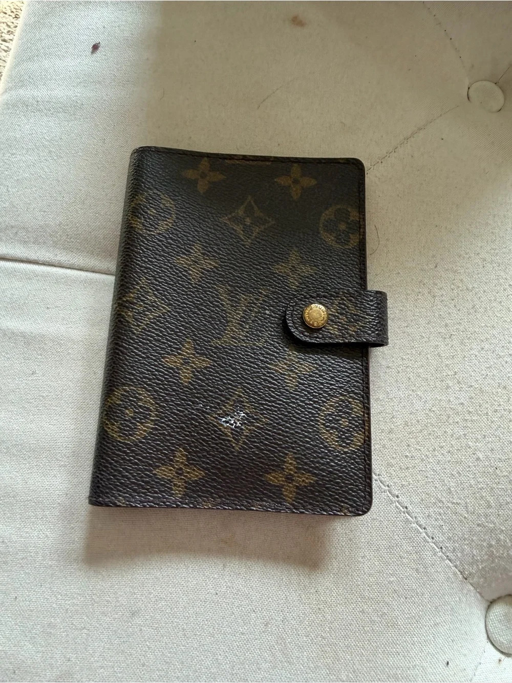 Authentic Louis Vuitton Monogram Canvas Card & Key Holder in Brown